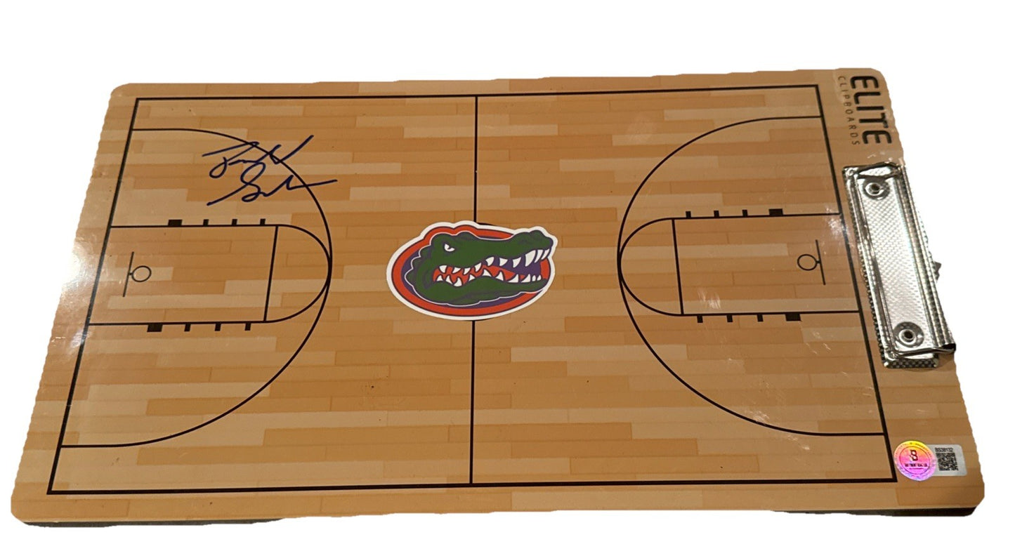 TODD GOLDEN Signed (FLORIDA GATORS) Coaches clipboard BECKETT BAS BS38132