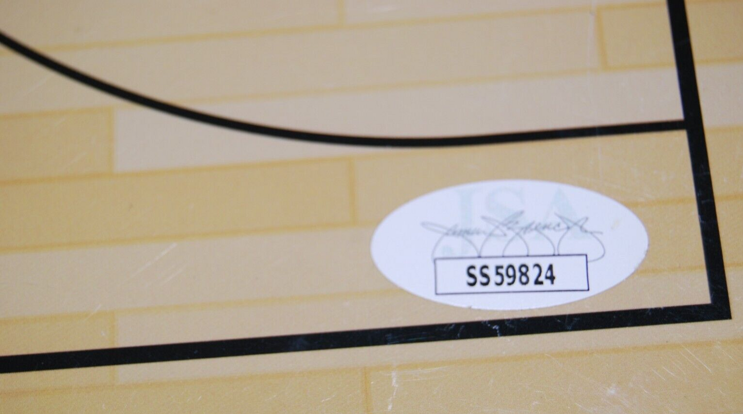 PORTER MOSER signed (OKLAHOMA SOONERS) basketball coach clipboard JSA SS59824