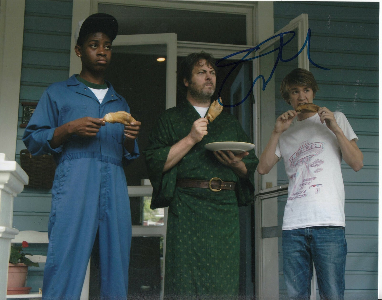 THOMAS MANN signed (ME AND EARL and the DYING GIRL) Movie 8X10 photo W/COA #2