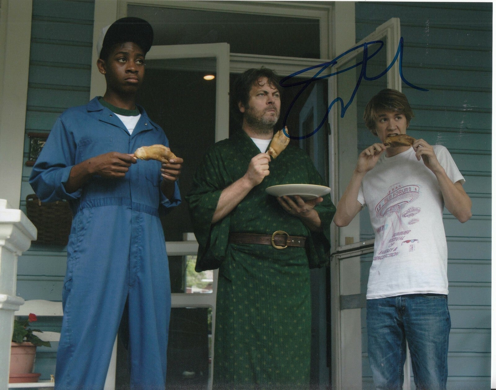 THOMAS MANN signed (ME AND EARL and the DYING GIRL) Movie 8X10 photo W/COA #2