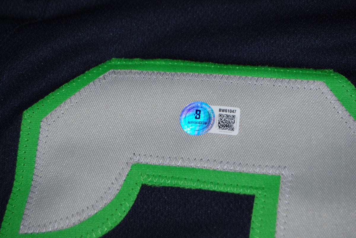 MIKE MACDONALD signed (SEATTLE SEAHAWKS) football jersey BECKETT BAS BW61047
