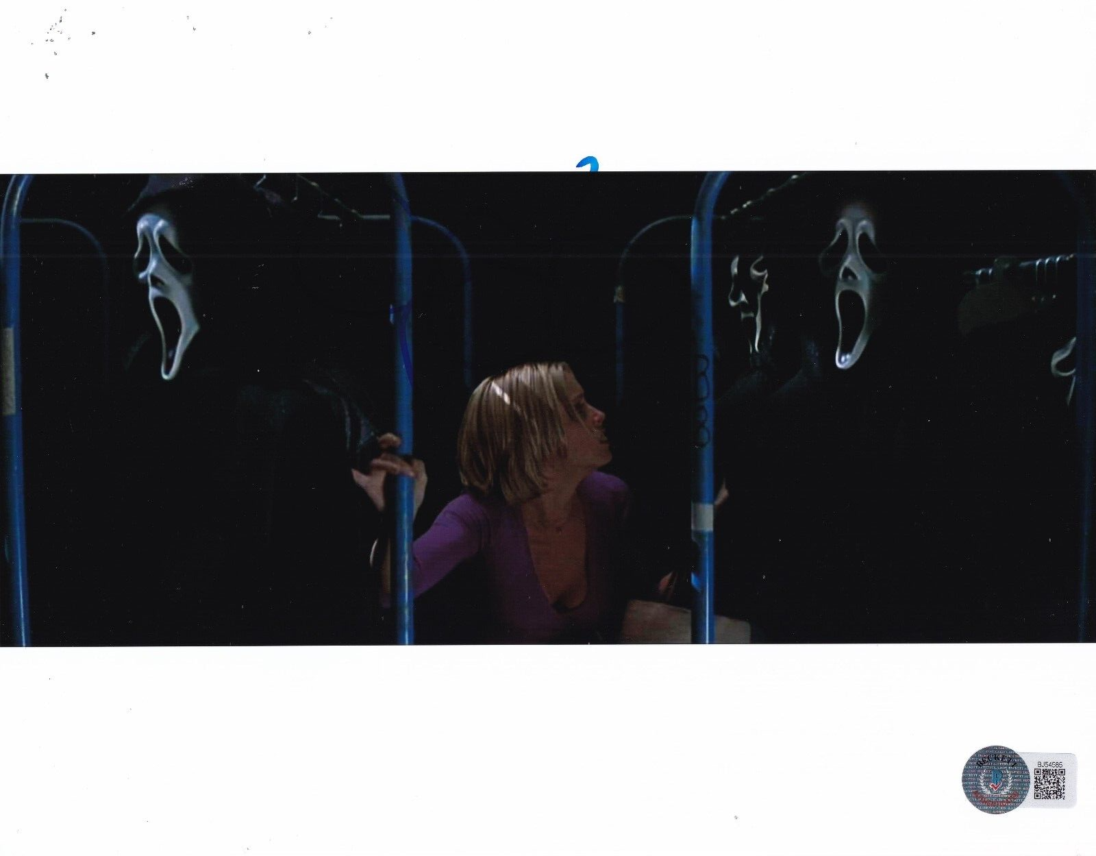 JENNY MCCARTHY signed (SCREAM 3) Sarah Movie 8X10 photo BECKETT BAS BJ54585