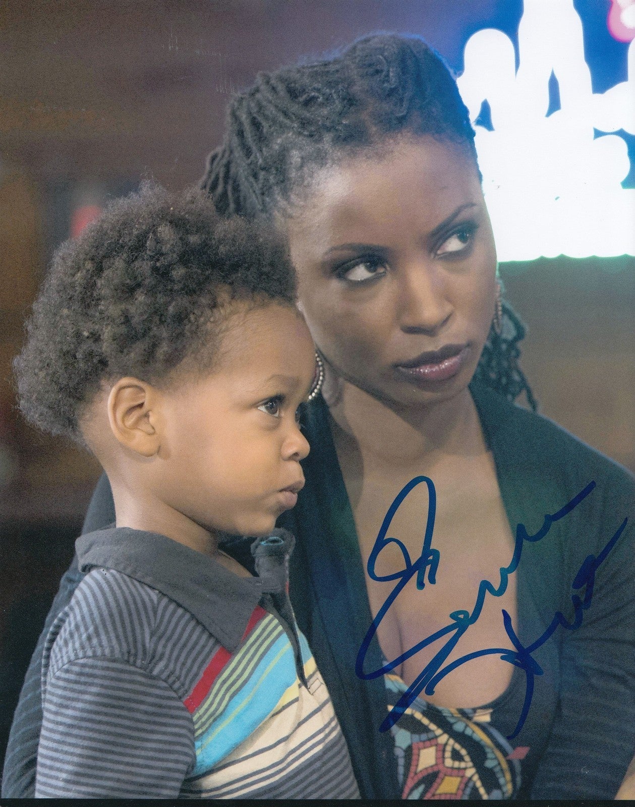 SHANOLA HAMPTON signed *SHAMELESS* 8X10 photo V VERONICA FISHER (PROOF) W/COA #7