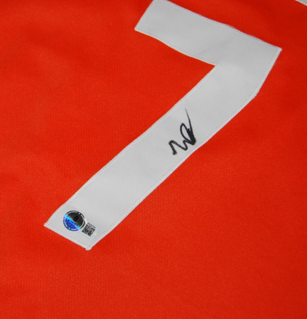 WILL RILEY signed (ILLINOIS FIGHTING ILLINI) basketball jersey BECKETT BS22731