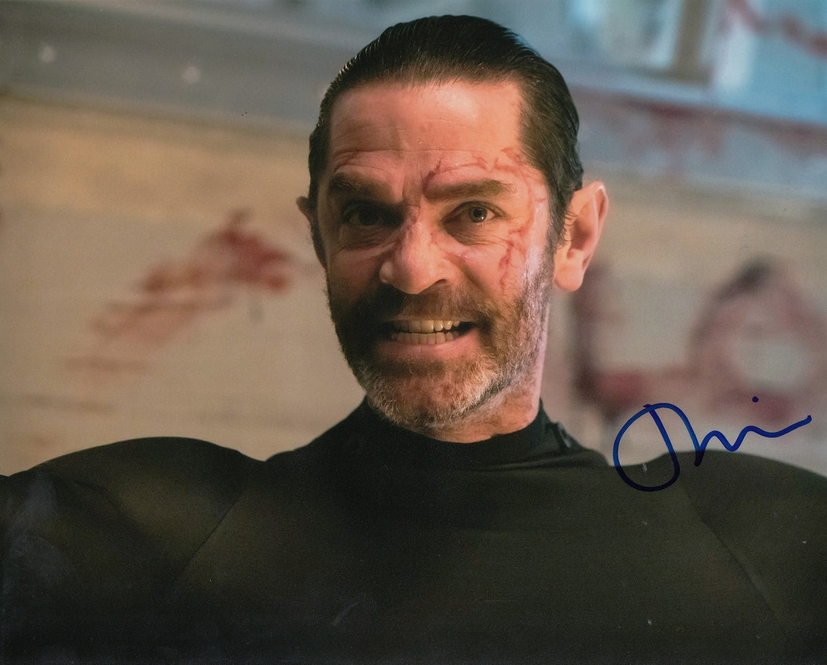 JAMES FRAIN signed (GOTHAM) 8X10 photo *THEO GALAVAN* (AZRAEL) W/COA #4