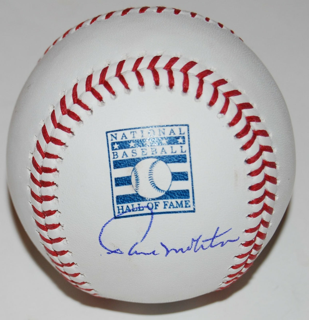 PAUL MOLITOR signed (MINNESOTA TWINS) HOF Hall of Fame Logo OML baseball W/COA