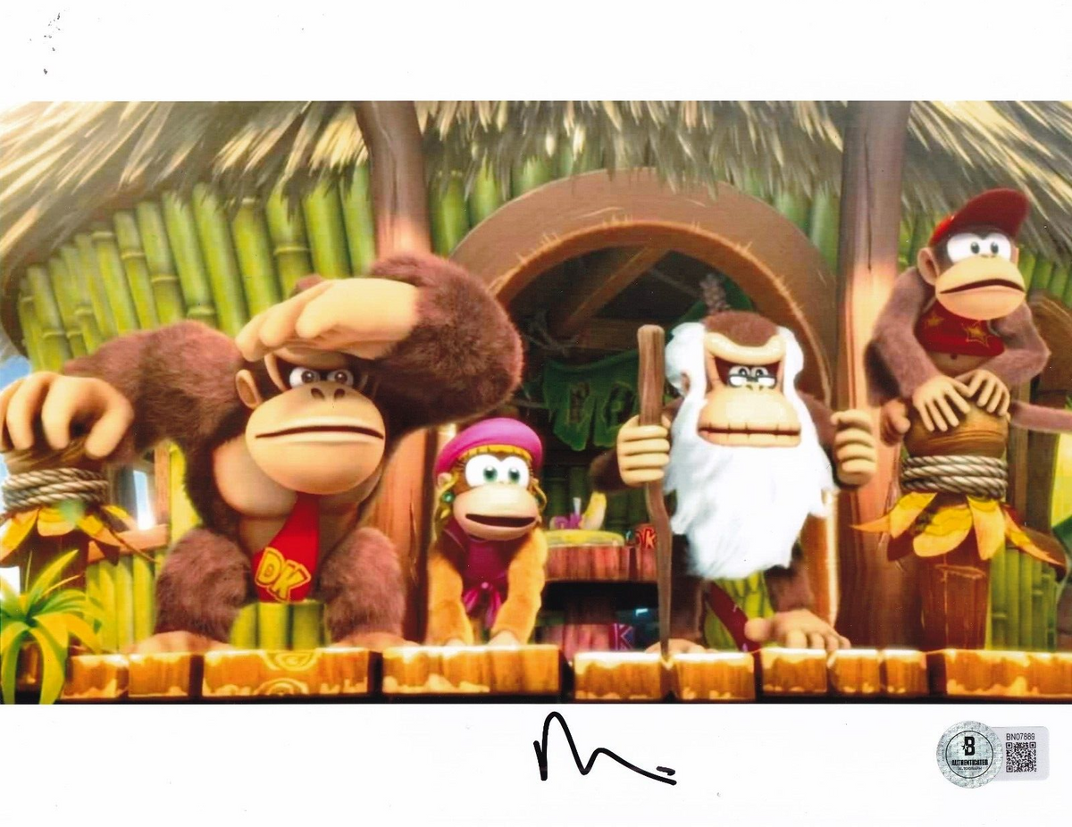 FRED ARMISEN signed (SUPER MARIO BROS) Cranky Kong 8X10 photo BECKETT BN07889