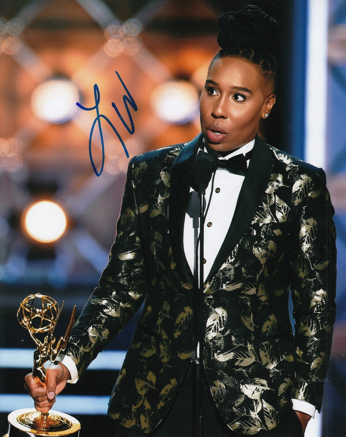 LENA WAITHE signed (THE CHI) *CHICAGO* WRITER PRODUCER 8X10 photo W/COA #5