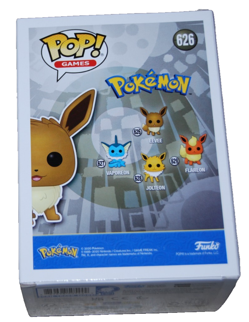 ERICA SCHROEDER signed (POKEMON) EEVEE Funko pop #626 BECKETT BAS BS38059