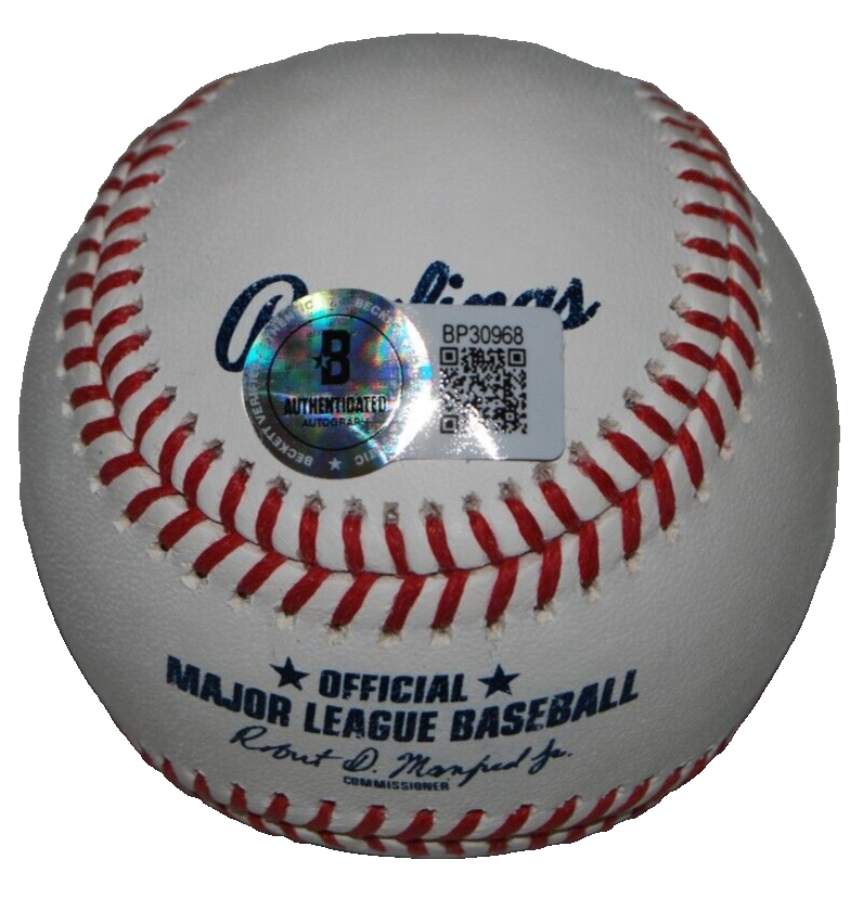 SAMMY SOSA signed (CHICAGO CUBS) Major League OML baseball BECKETT BP30968
