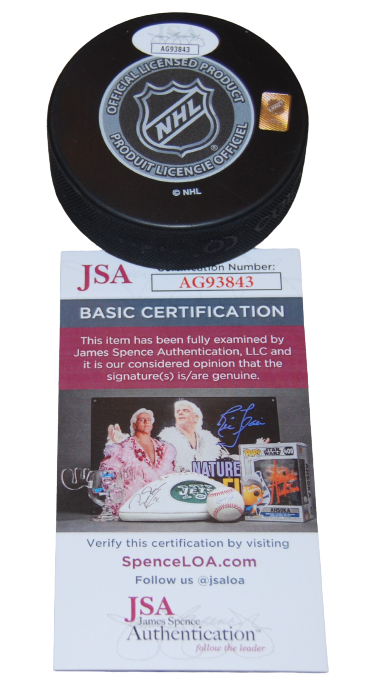 MIKE SULLIVAN signed (PITTSBURGH PENGUINS) souvenir hockey puck JSA COA AG93843