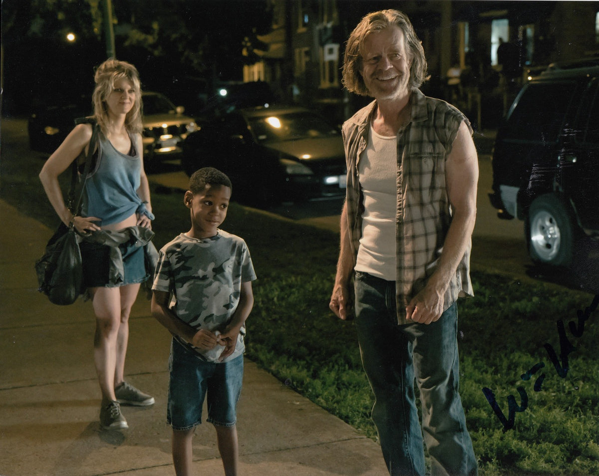 WILLIAM H MACY signed *SHAMELESS* 8X10 photo FRANK GALAGHER (PROOF) W/COA #12