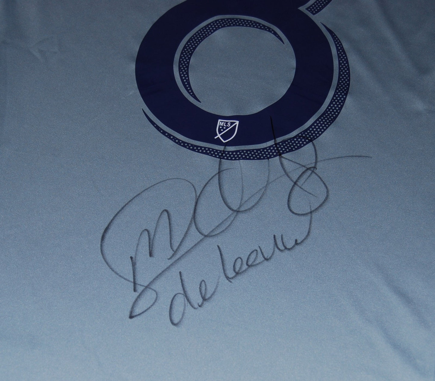 MICHAEL DE LEEUW signed (CHICAGO FIRE) MLS SOCCER autographed jersey W/COA