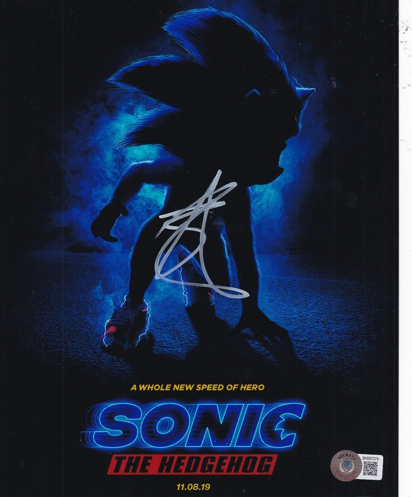BEN SCHWARTZ signed (SONIC THE HEDGEGOG) movie 8X10 photo BECKETT BAS BH097274