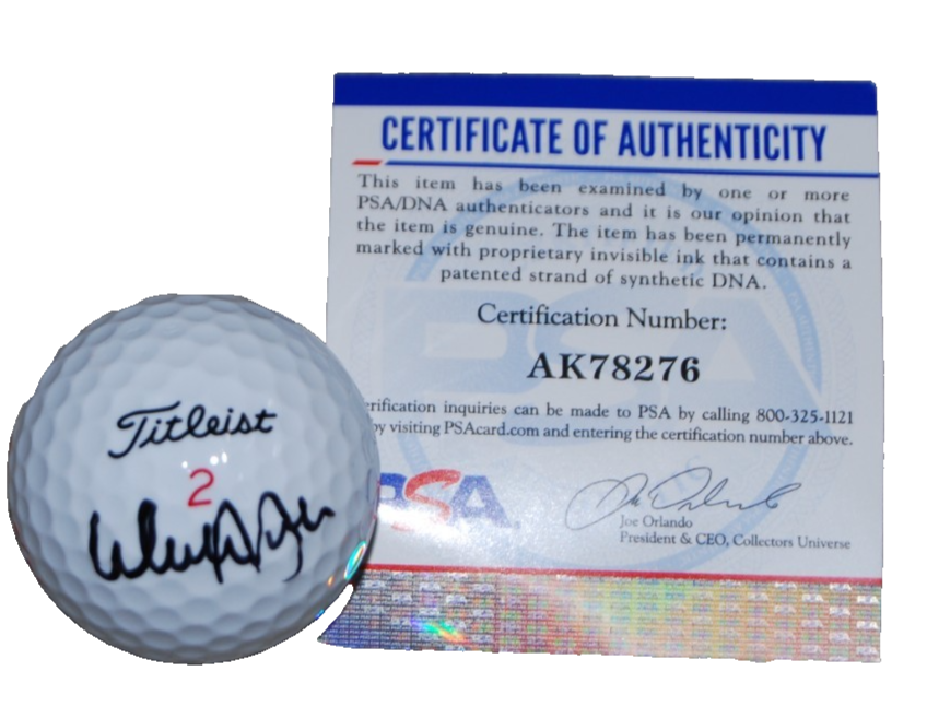 WALKER BUEHLER signed (PHILADELPHIA PHILLIES) golf ball PSA/DNA AK78276
