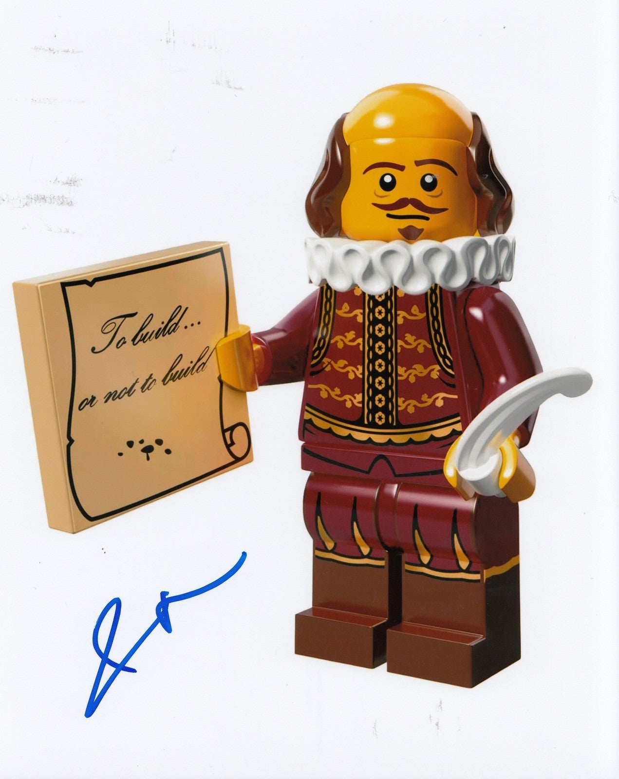 JORMA TACCONE signed *THE LEGO MOVIE* 8X10 photo W/COA Shakespeare *PROOF* #2