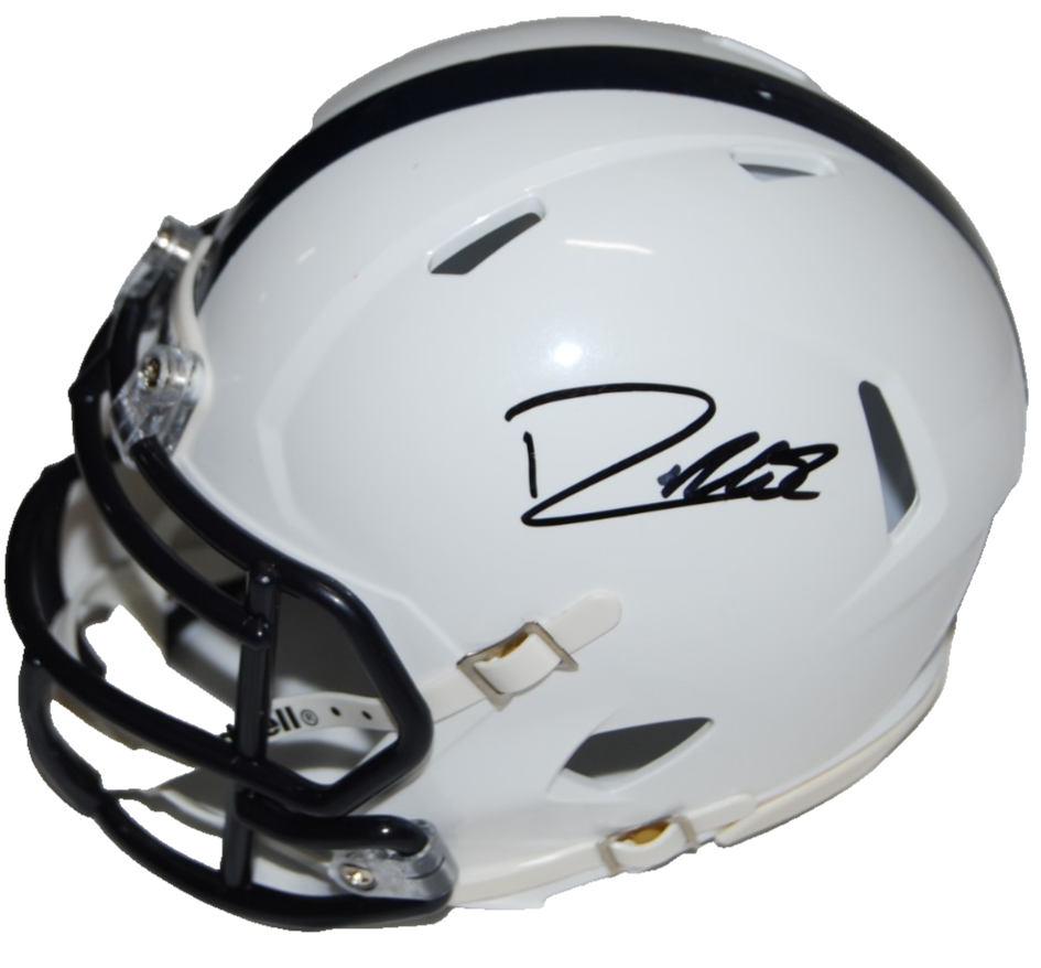 DREW ALLAR signed (PENN STATE NITTANY LIONS) mini football helmet JSA CR86328