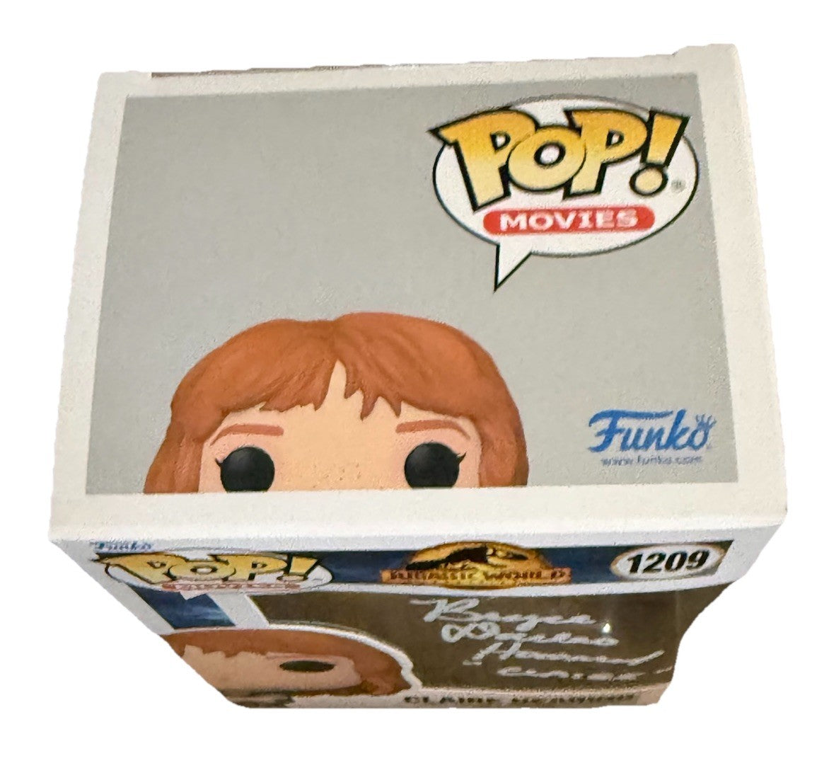 BRYCE DALLAS HOWARD signed (JURASSIC PARK) Funko Pop #1209 BECKETT BAS BS60026