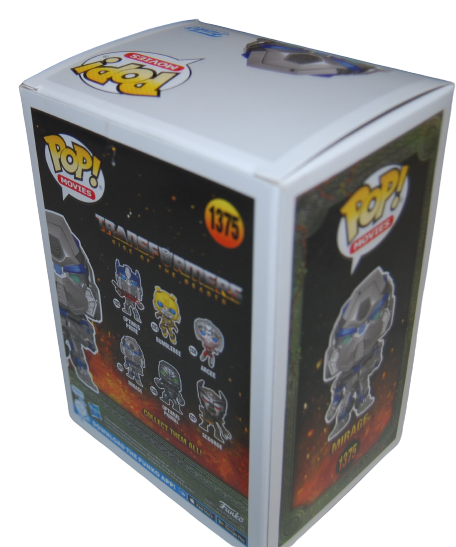 PETE DAVIDSON signed (TRANSFORMERS) Mirage #1375 Funko Pop PSA/DNA AN61453