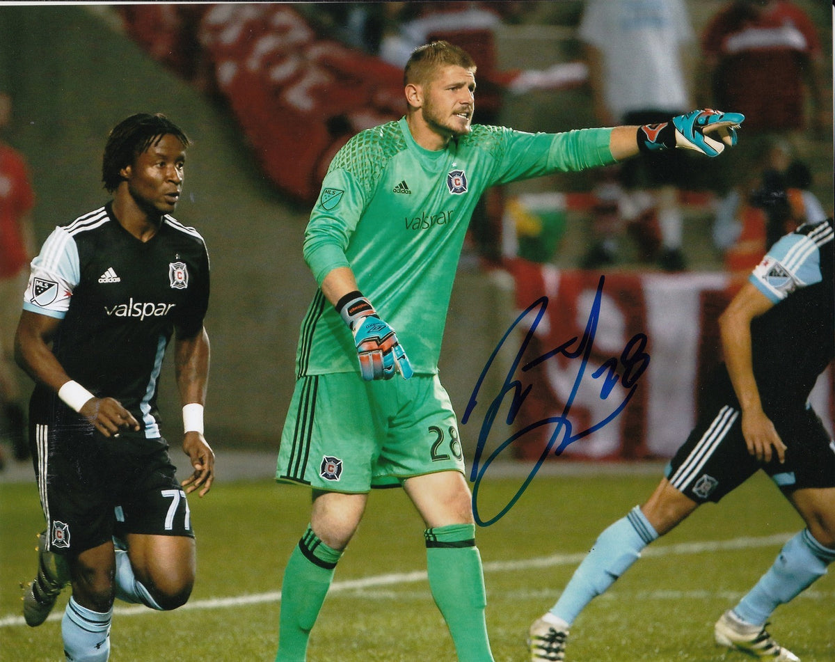 MATT LAMPSON signed *CHICAGO FIRE* autographed SOCCER 8X10 photo W/COA #2