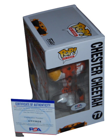 JOEL MURRAY signed (POP ICONS) Chester Cheetah #77 Funko Pop PSA/DNA AN13824
