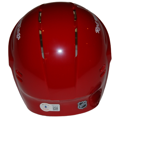 CHRIS CHELIOS signed (DETROIT RED WINGS) mini hockey helmet BECKETT BAS #1
