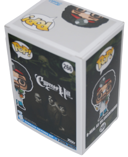 B-REAL signed (DR GREENTHUMB) #266 Funko Pop Cypress Hill BECKETT BAS BH014005