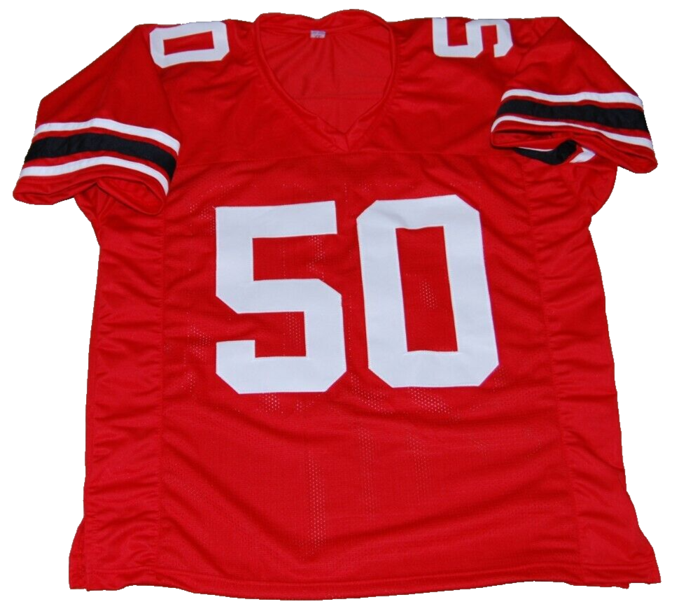 OTIS WILSON signed (LOUISVILLE CARDINALS) Custom football jersey BECKETT BAS