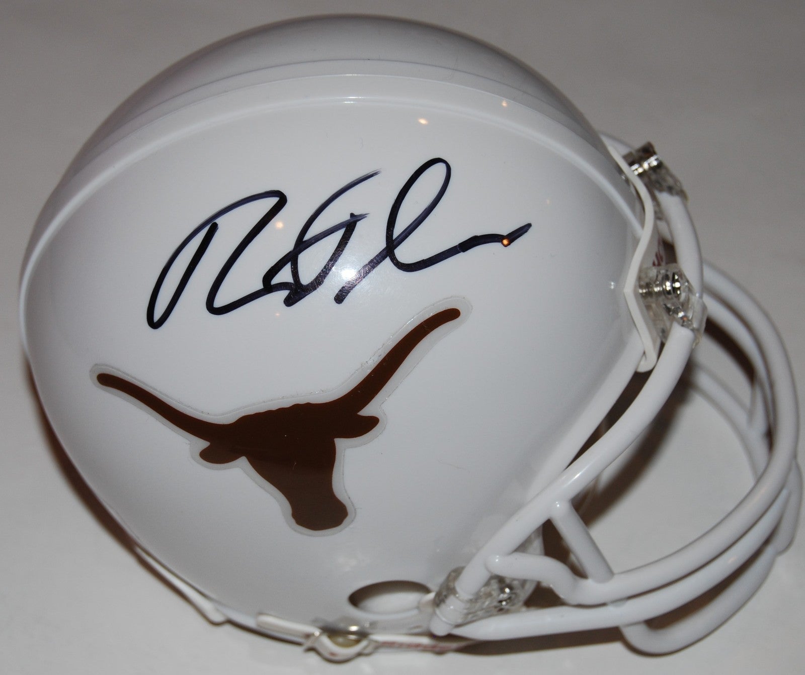DE'GABREIL FLOYD signed (TEXAS LONGHORNS) mini football helmet W/COA #TL1 C