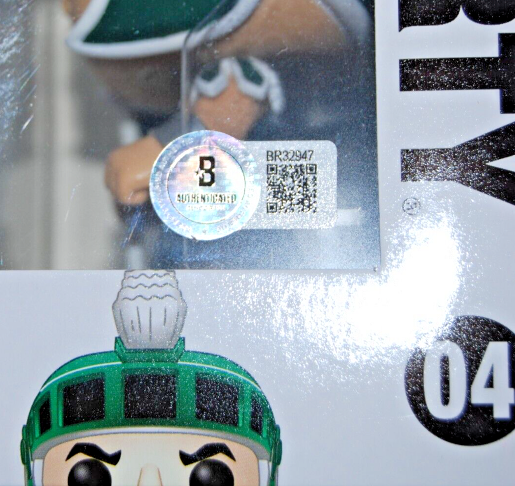 TOM IZZO signed (MICHIGAN STATE SPARTANS) Sparty #04 Funko Pop BECKETT BR32947
