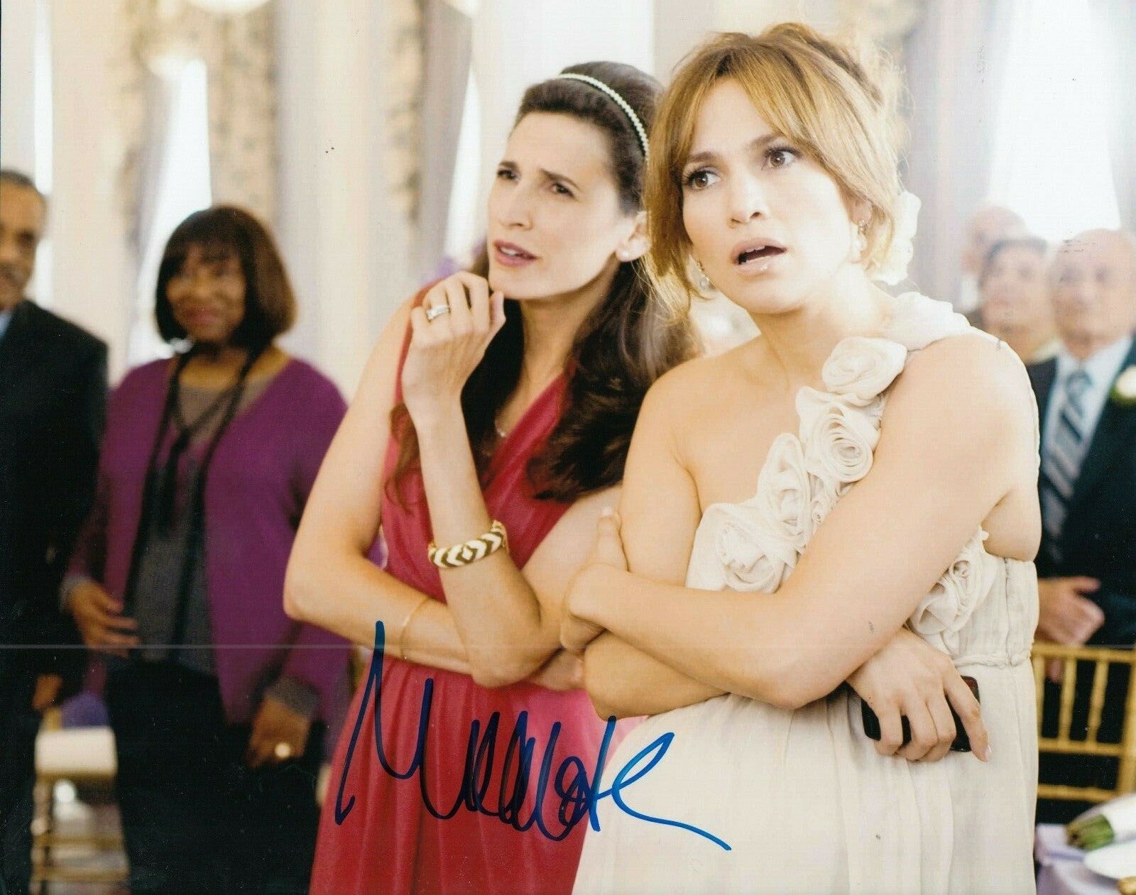 MICHAELA WATKINS signed (THE BACK UP PLAN) Movie 8X10 *Mona* photo W/COA #1