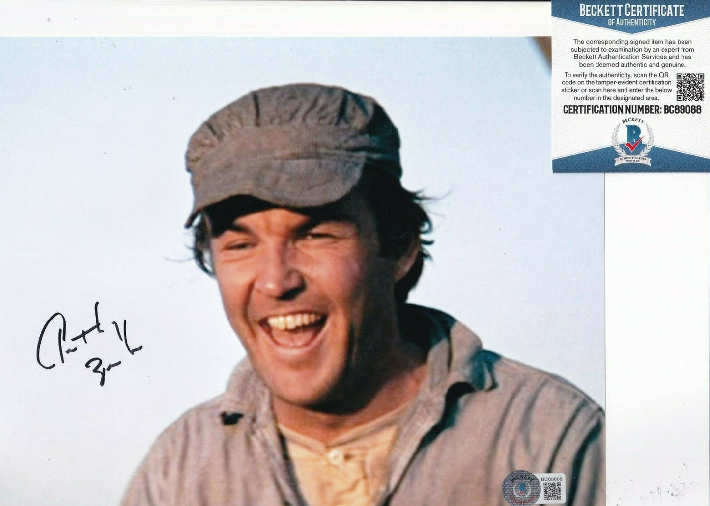 ANTHONY ZERBE signed (COOL HAND LUKE) Movie 8X10 photo BECKETT BAS BC89088