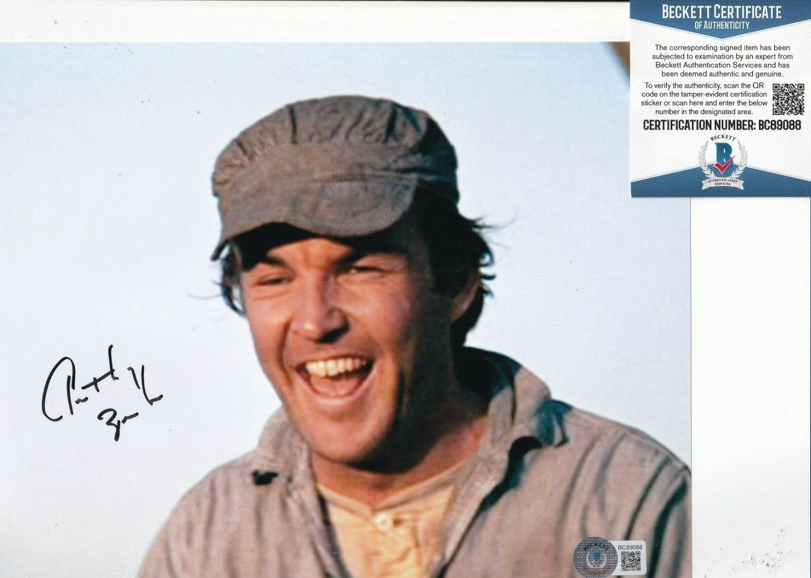 ANTHONY ZERBE signed (COOL HAND LUKE) Movie 8X10 photo BECKETT BAS BC89088