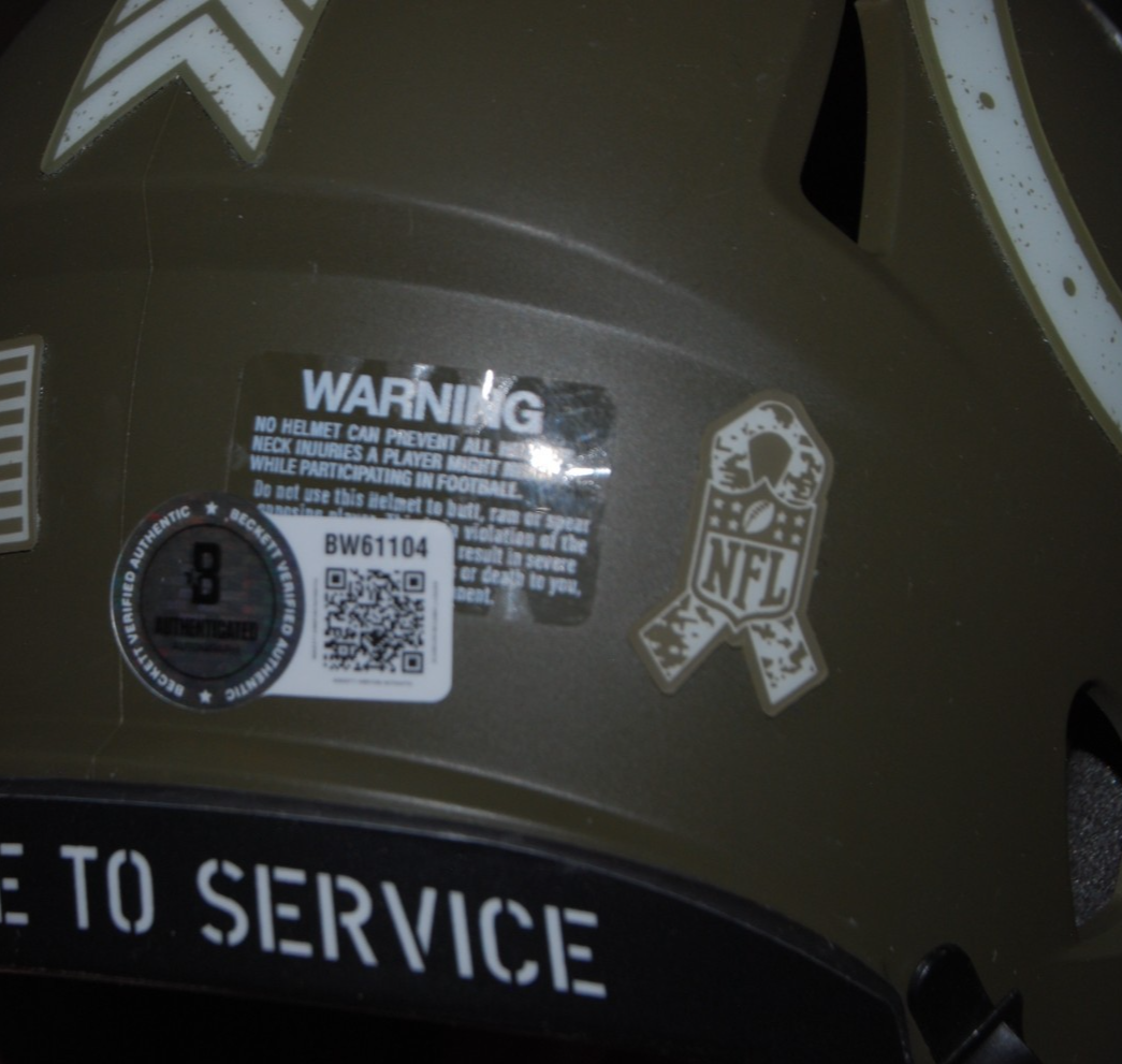 SHANE STEICHEN signed (INDIANAPOLIS COLTS) mini football helmet BECKETT BW61104