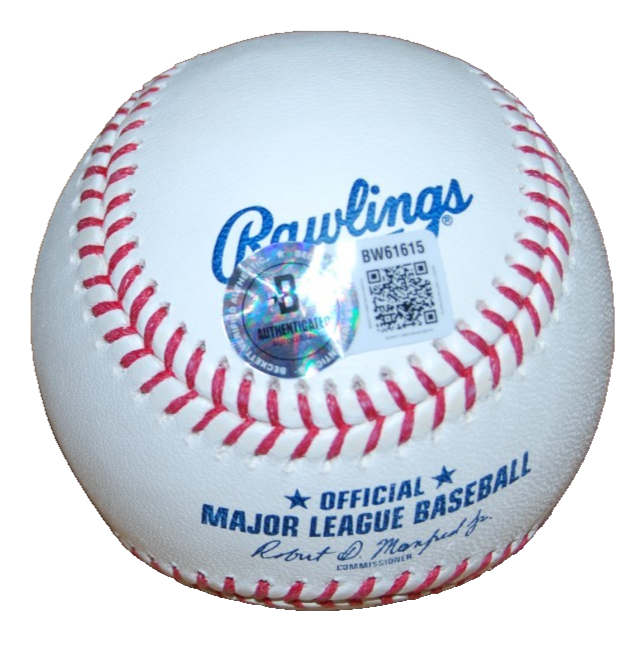 KERRY WOOD signed (CHICAGO CUBS) OML Major League baseball BECKETT BAS BW61615
