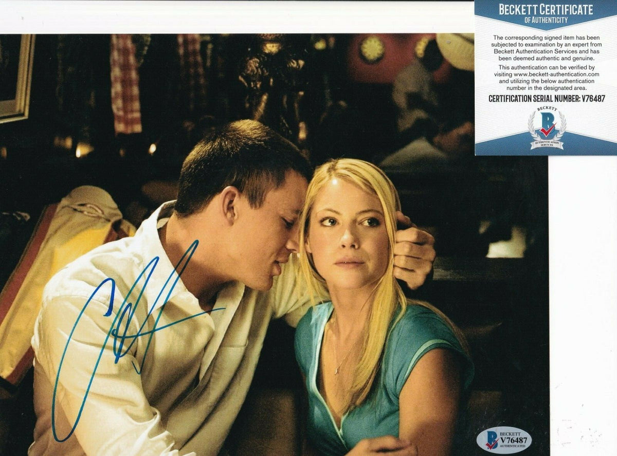 CHANNING TATUM signed (SHE'S THE MAN) Duke Movie 8X10 photo BECKETT BAS V76487