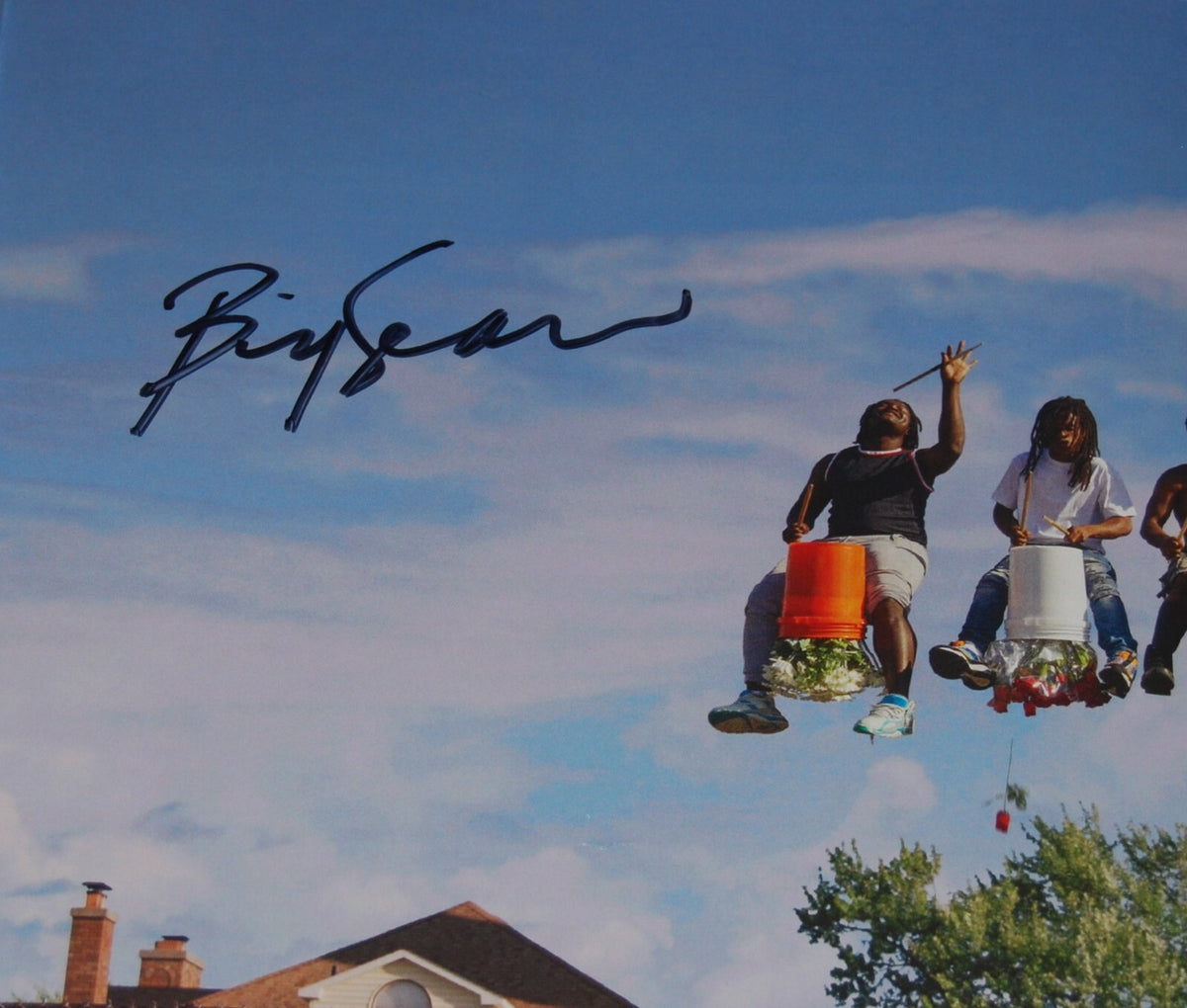 BIG SEAN signed (DETROIT 2) 18x24 autographed poster BECKETT BAS Z04829