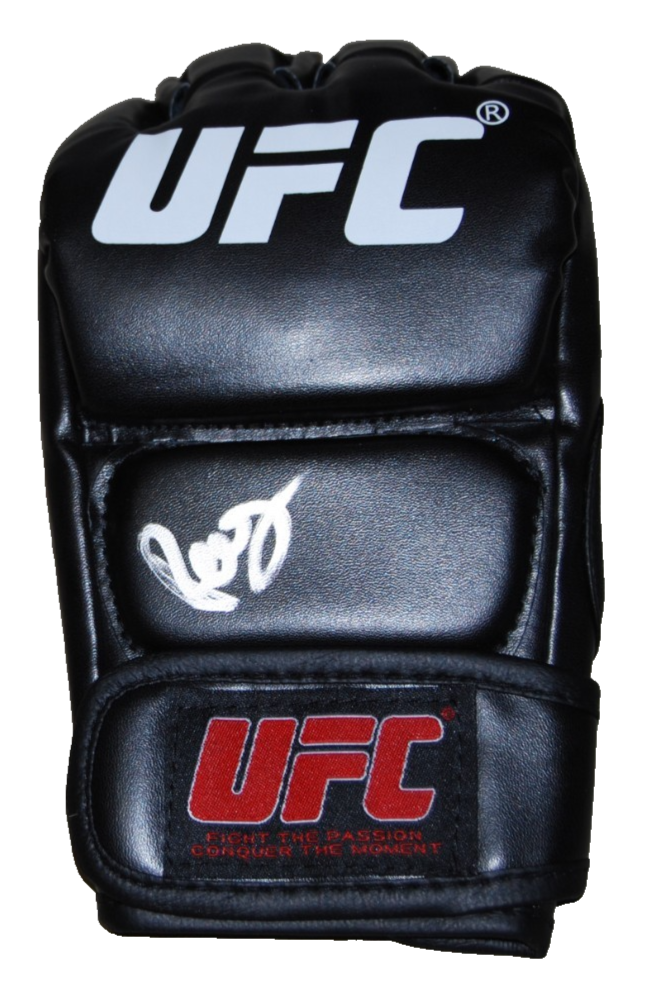 AILIN PEREZ signed (UFC) MMA autographed Fighting glove BECKETT BAS BT78274
