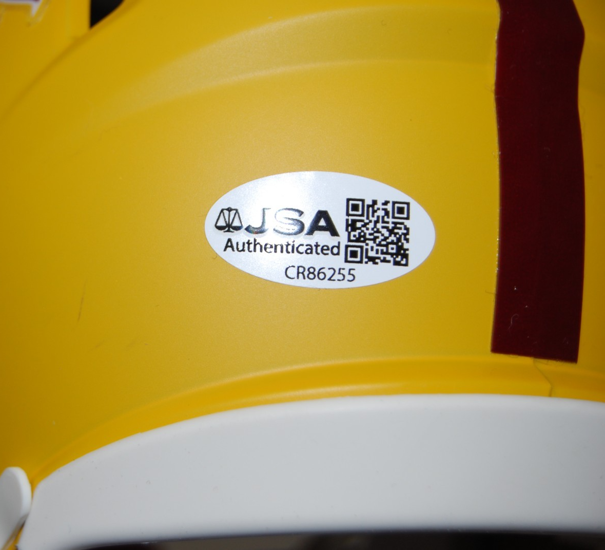 JORDYN TYSON signed (ARIZONA STATE SUN DEVILS) mini football helmet JSA CR86255