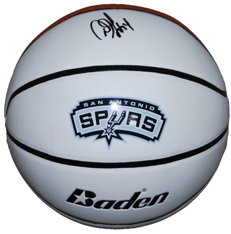DANNY GREEN signed (SAN ANTONIO SPURS) logo basketball BECKETT BAS BR32922