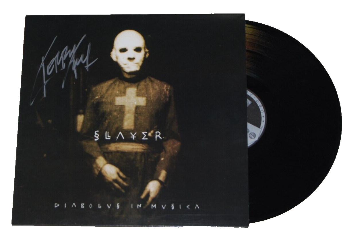 KERRY KING signed (SLAYER) Diabolus in Musica Vinyl Record Album BECKETT BP89606
