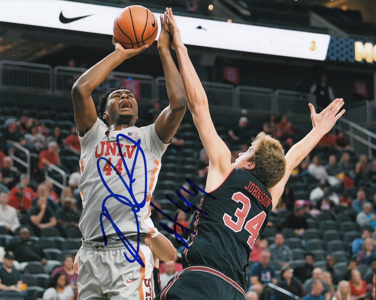 BRANDON MCCOY signed (UNLV RUNNIN REBELS) basketball 8X10 photo W/COA #4