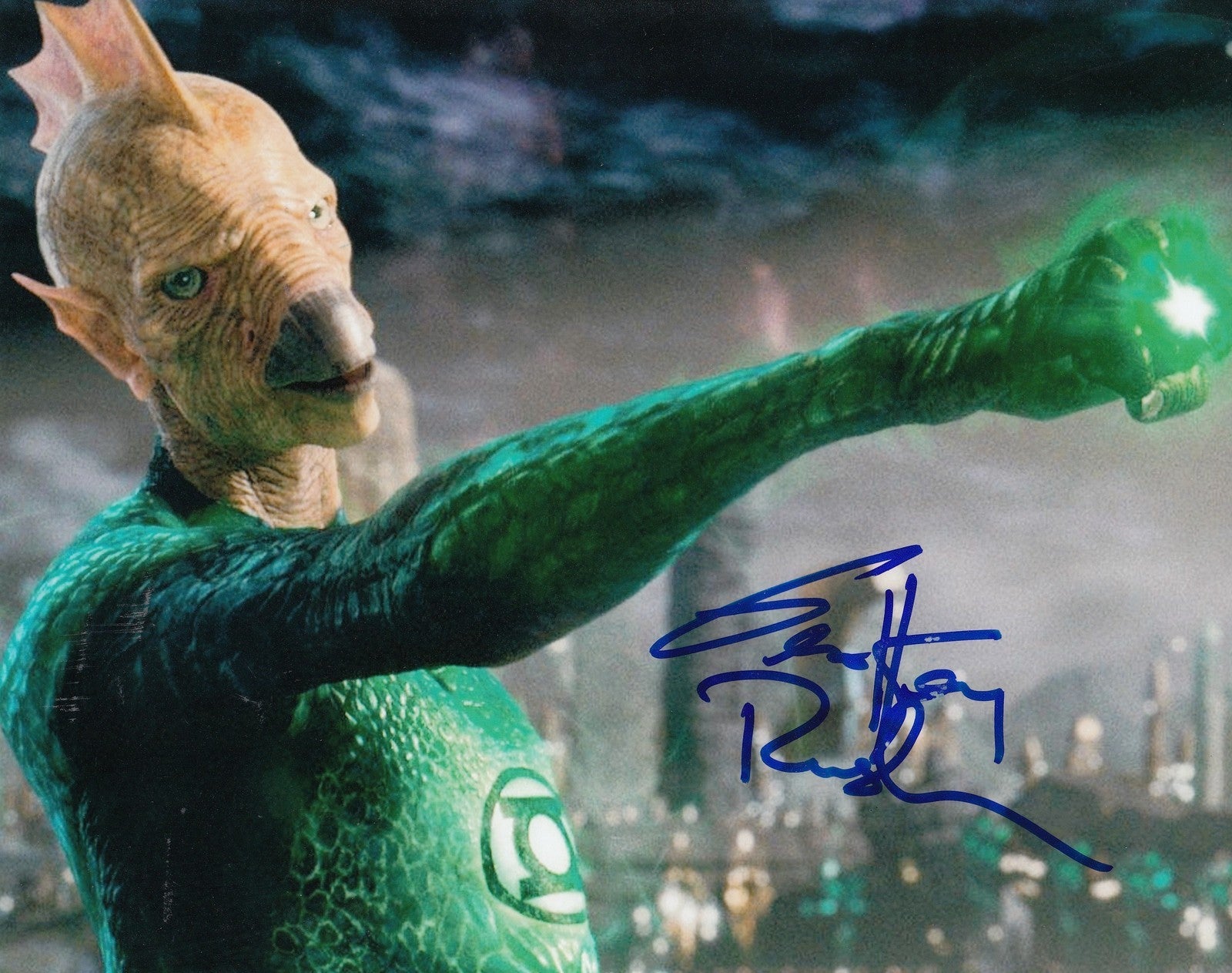 GEOFFREY RUSH signed (GREEN LANTERN) Movie 8X10 autographed photo W/COA Tomar-Re