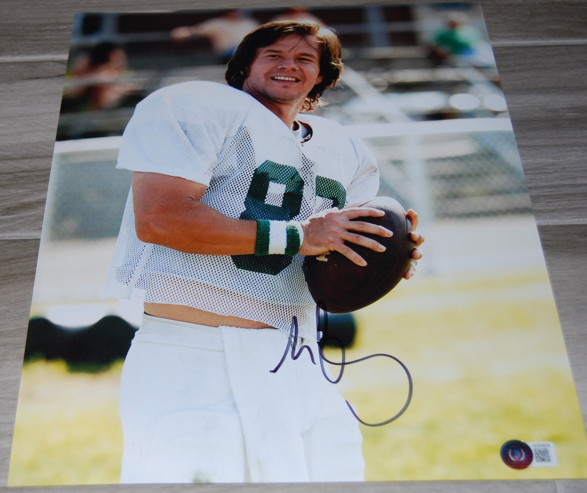 MARK WAHLBERG signed (INVINCIBLE) Movie 11X14 photo BECKETT BAS BH058629
