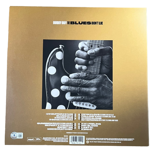 BUDDY GUY signed (THE BLUES DONT LIE) Vinyl Album Record LP BECKETT BAS AC93948