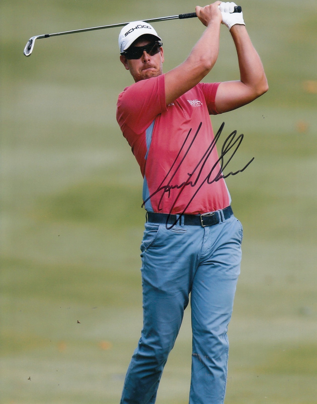 HENRIK STENSON signed (PGA GOLF) 8X10 photo *BRITISH OPEN CHAMPION* W/COA #4