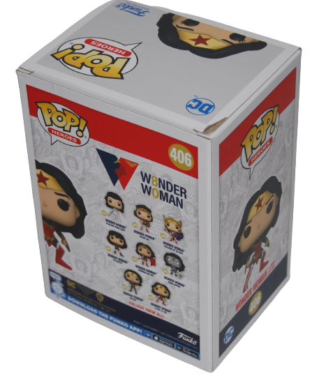 JANET VARNEY signed (WONDER WOMAN) Funko Pop #406 BECKETT BAS Authenticated #2