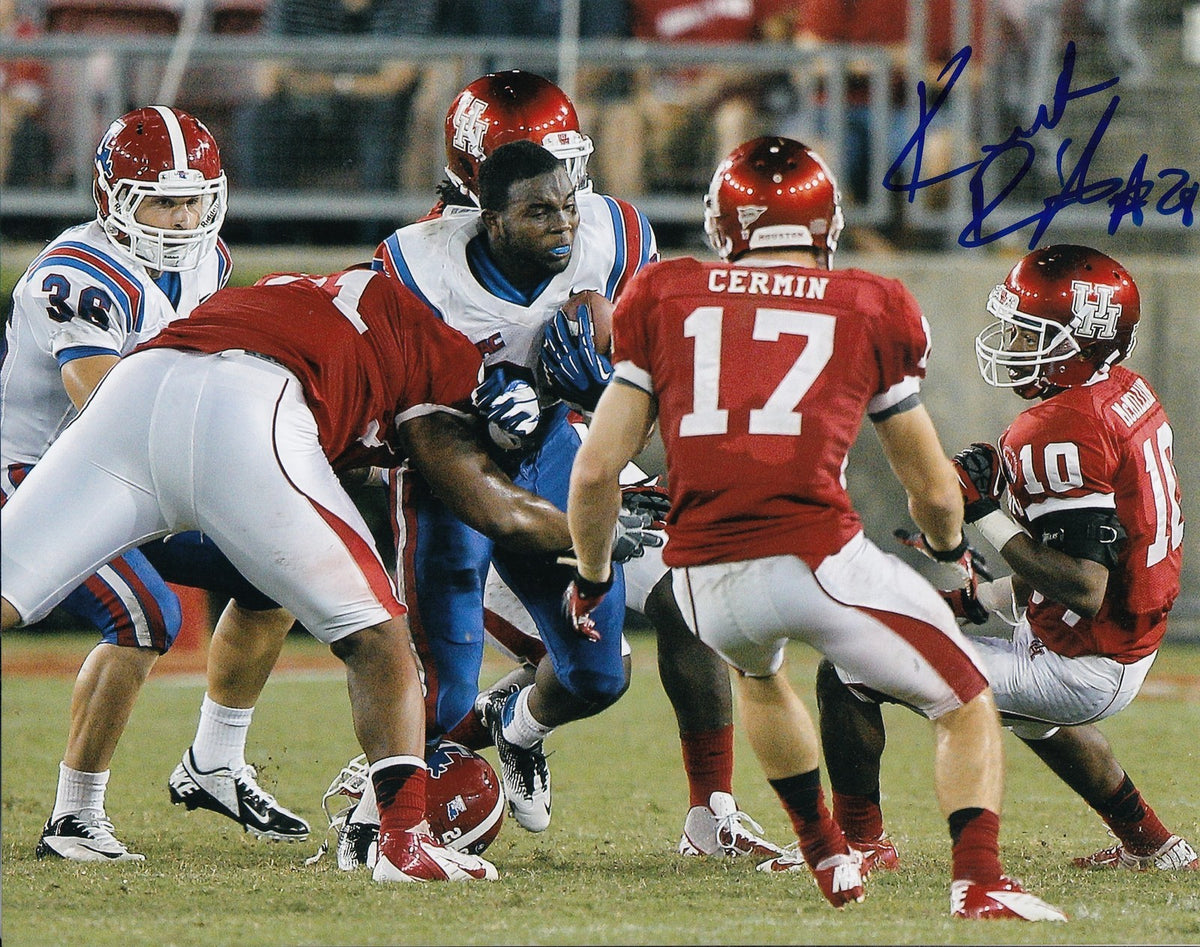 KENNETH DIXON signed *LOUISIANA TECH* 8X10 photo BALTIMORE RAVENS W/COA #2