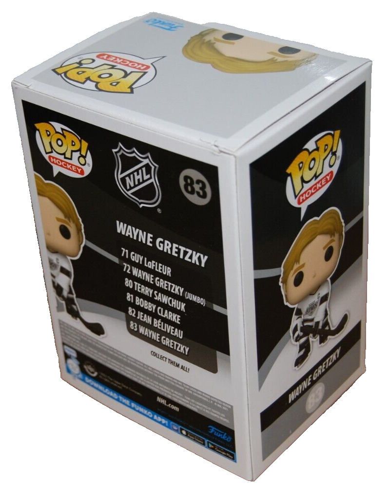 WAYNE GRETZKY signed (LOS ANGELES KINGS) Hockey #83 Funko Pop BECKETT AE47135