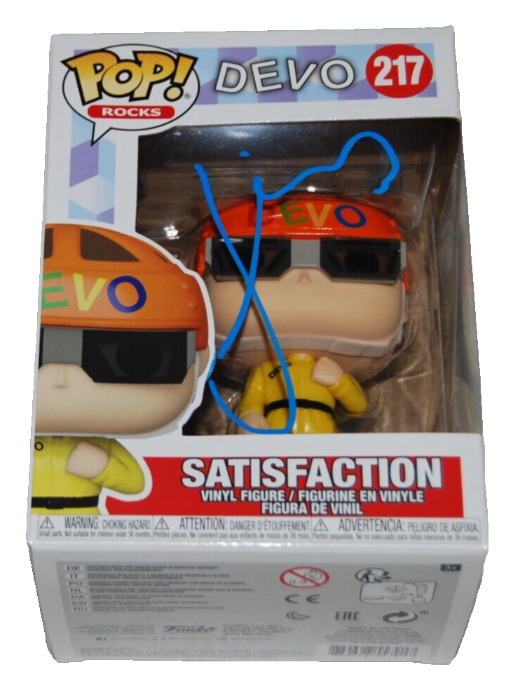 GERALD CASALE signed (DEVO POP Rocks SATISFACTION #217 Funko Pop BECKETT BM98981